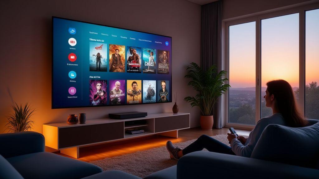 Biblioteca on demand de filmes e séries para você explorar TV Box assinatura mensal