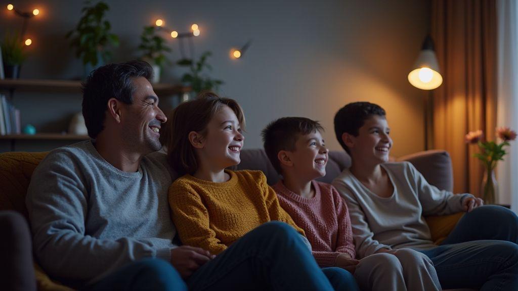 Conteúdo para todas as idades: canais familiares, filmes e séries