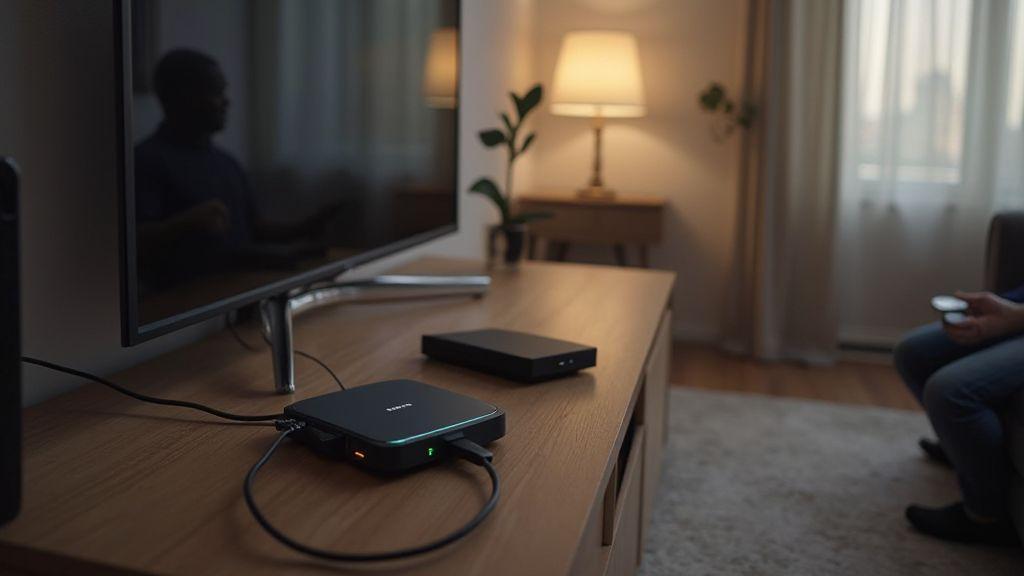 Requisitos de internet estável para tv box